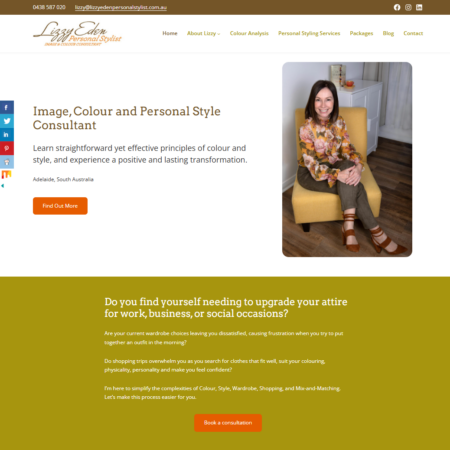 Lizzy Eden Personal Stylist, Adelaide