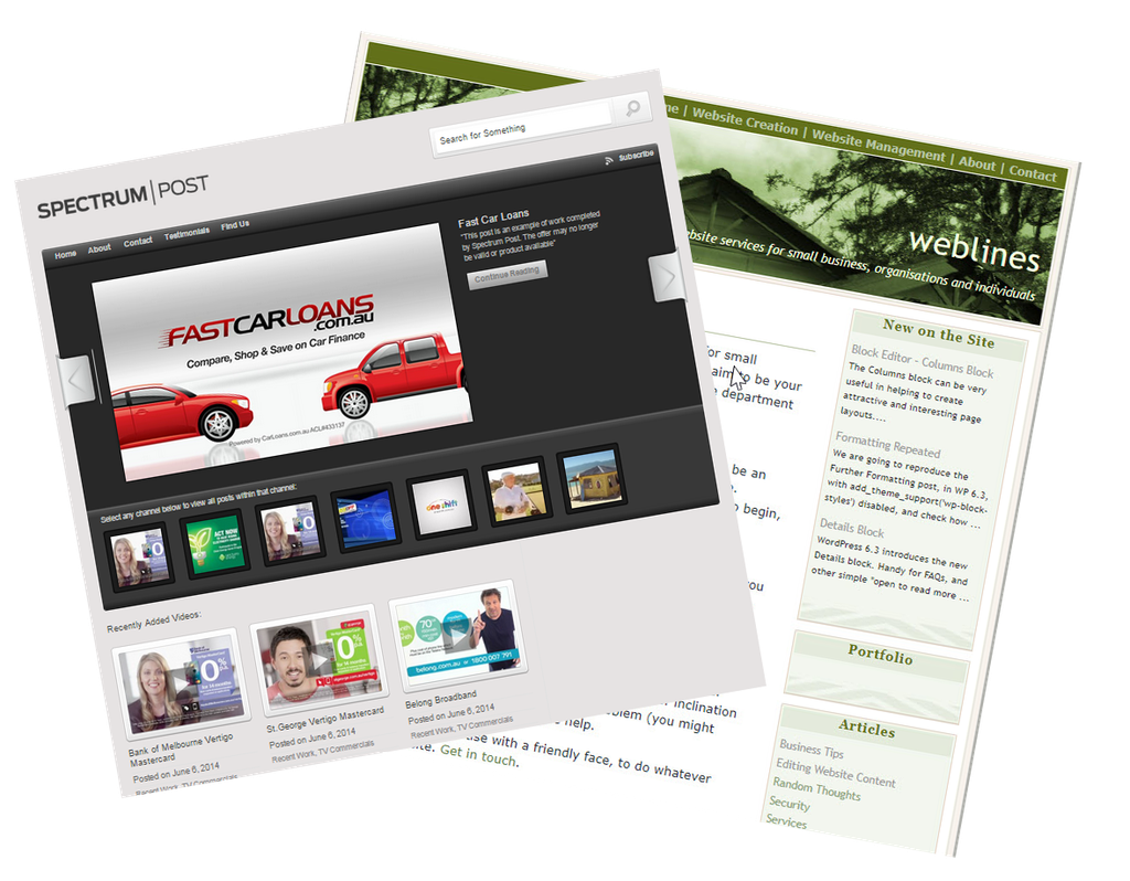 Websites ready for a refreshed look and feel